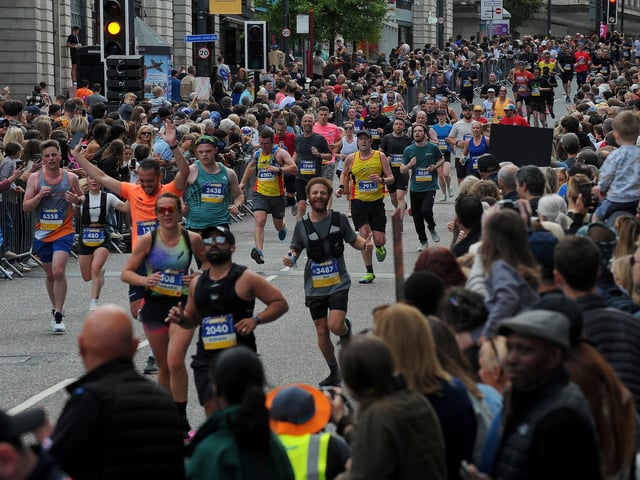 Finishers on The Headrow