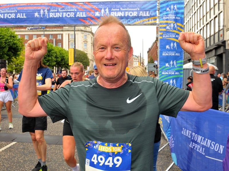 Mike Tomlinson completes another run 