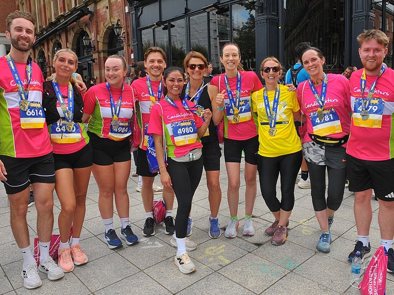 Horsforth School teachers who were running for Candlelighters