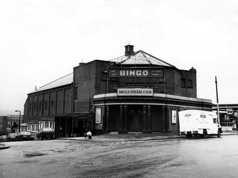 The Crescent Social Club, formerly the Crescent Cinema, at the junction of Dewsbury Road and Parkside Lane pictured in April 1979.