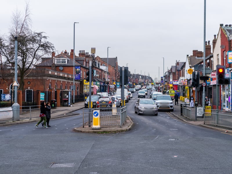 Harehills South saw 696 offences reported between April 2025 and March 2026.