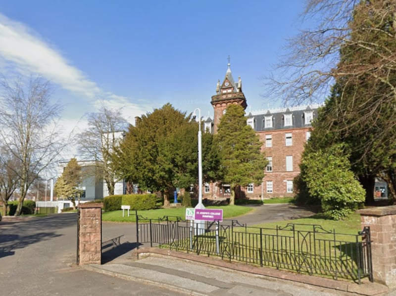 47 per cent of pupils at St Joseph's College, in Dumfries, also achieve at least five Highers. A total of 8.3 per cent of the secondary's 894 pupils come from 'deprived' families.