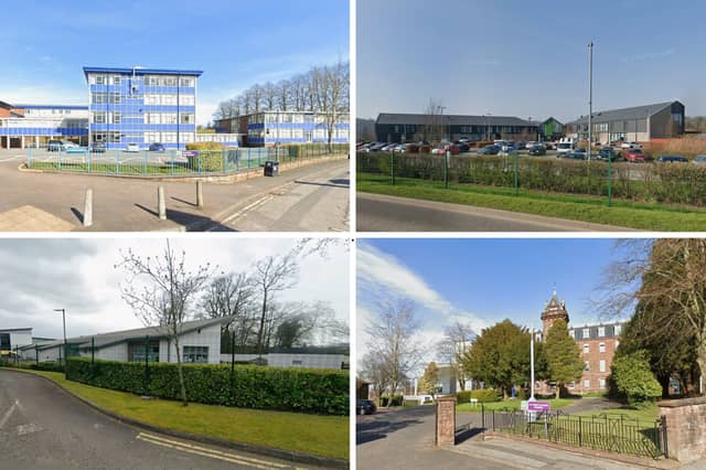 Four of the best performing secondary schools in Dumfries and Galloway.