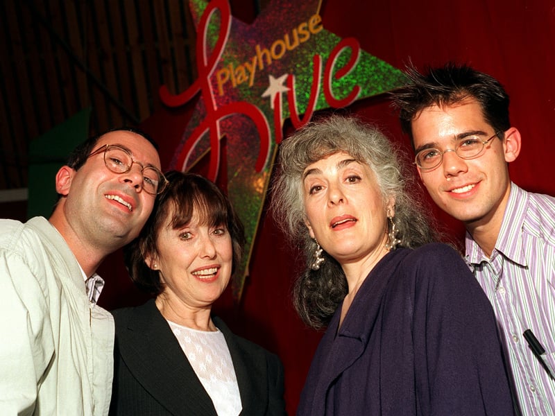 Taking part in Playhouse Live daytime chat show at West Yorkshire Playhouse were Ben Elton, Una Stubbs, Eleanor Bron and John Padden.