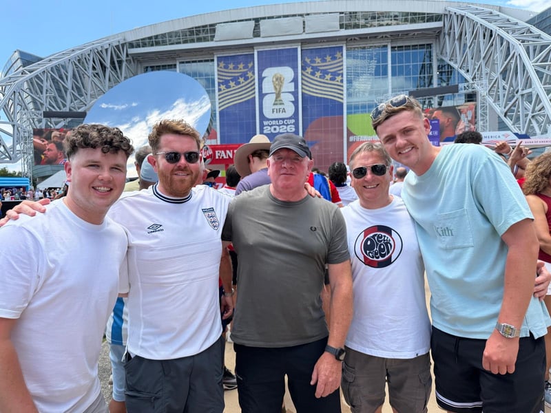 Joey Thompson, Dave Shaw, Chris Waldron, Oliver Worland and Jeremy Hansbro from Leeds 