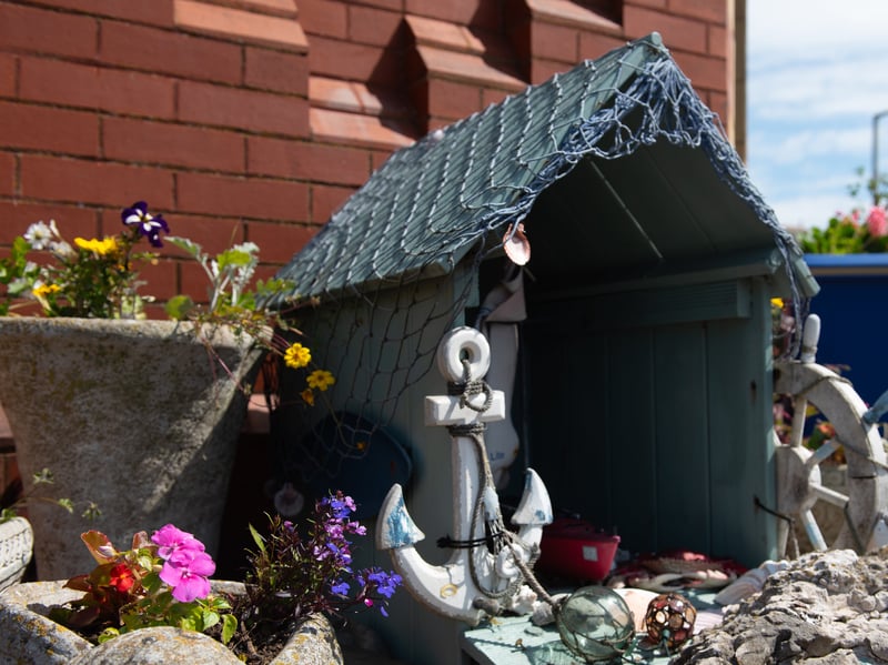 One of the beautiful coastal-themed planter displays in Ansdell. Photo: Lucinda Herbert
