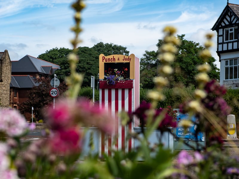 A fun and creative 'Punch And Judy' planter. Photo: Lucinda Herbert