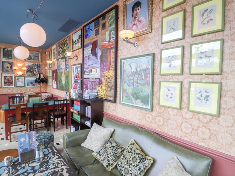 Inside the Amparo Lounge in Whiteley Shopping Centre.