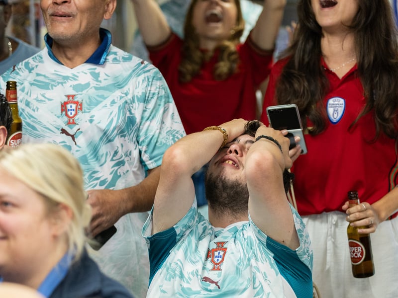 It proved to be a frustrating second half for Portugal as they pushed for a winner.