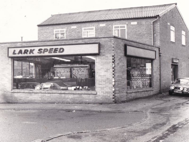 The easily accessible new home of Lark Speed in February 1978.