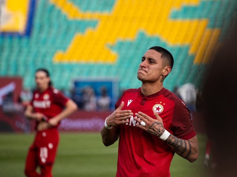 Fifteen goals for the Argentinean striker for CSKA Sofia in the Bulgarian league.