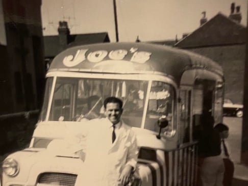 Joes Ices was established in Beighton, Sheffield in 1926 by Joe Molinari, who came to Sheffield from Northern Italy.

Four generations later it is still going strong.

Pictured: Geoff McNeil