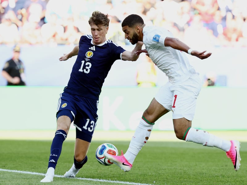 Made some excellent blocks and stood up to the Moroccan defence. 7