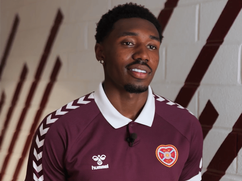 6/10 Making his competitive Hearts debut. Fine first-half block to thwart Jatta in the act of shooting. Didn't lose composure as goals rained in early in the second half.
