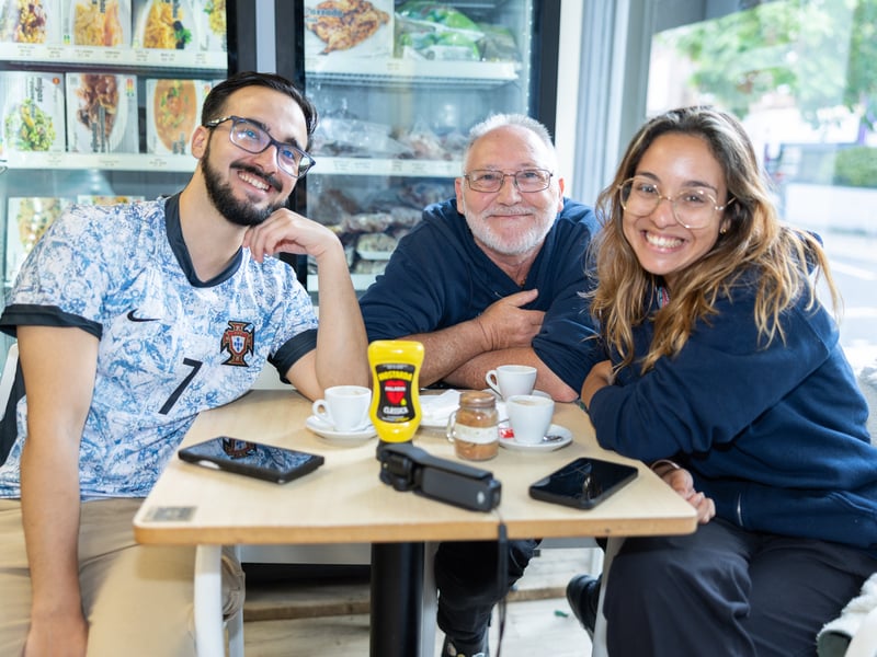 Cafe Prazeres on Cosham High Street has become a hub for the Portuguese community in Portsmouth.