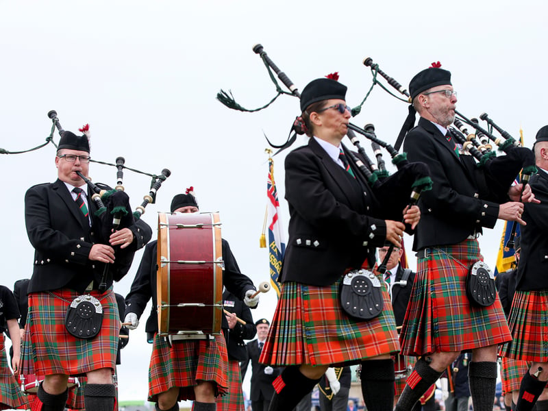 Pipes and drums.