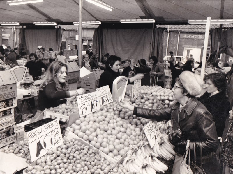 Shopping at Leeds' Kirkgate Market in the 1970s