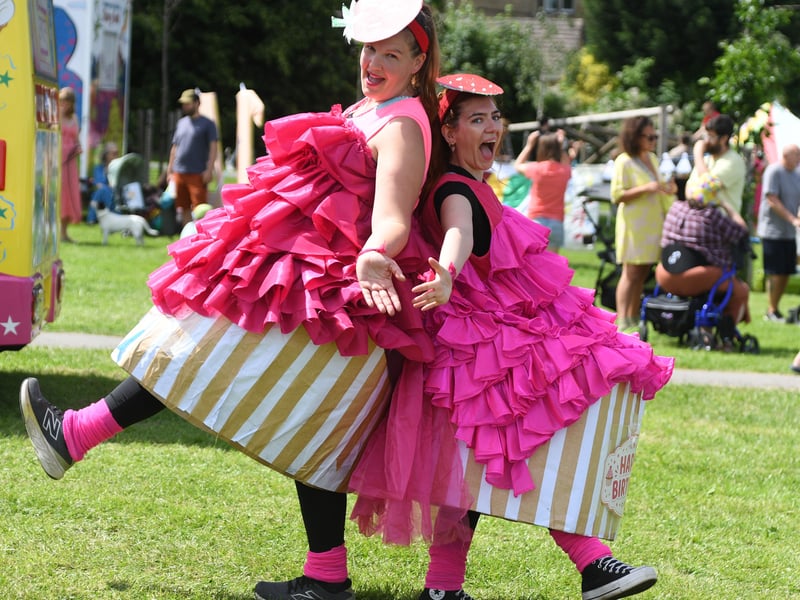 A sweet sight. The Farsley Festival cupcakes.