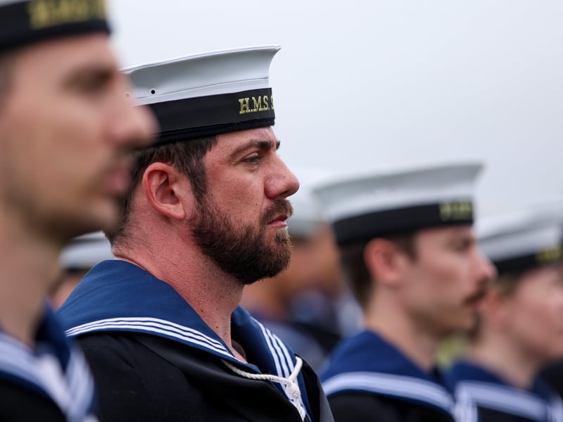 Royal Navy sailors.