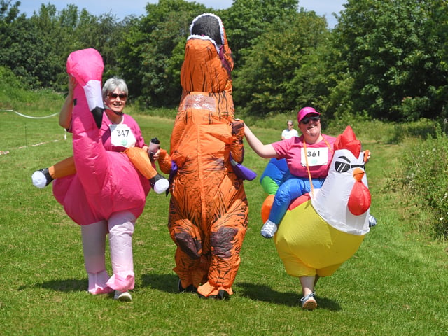 Fancy that..... people dressing up for the Run for Jo race.