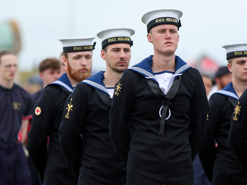 Sailors from HMS Nelson.