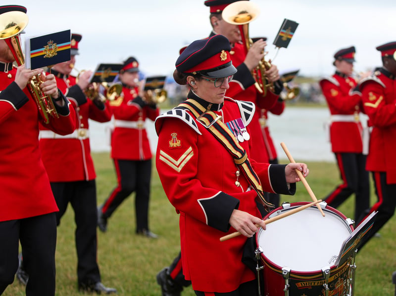 Band musicians.