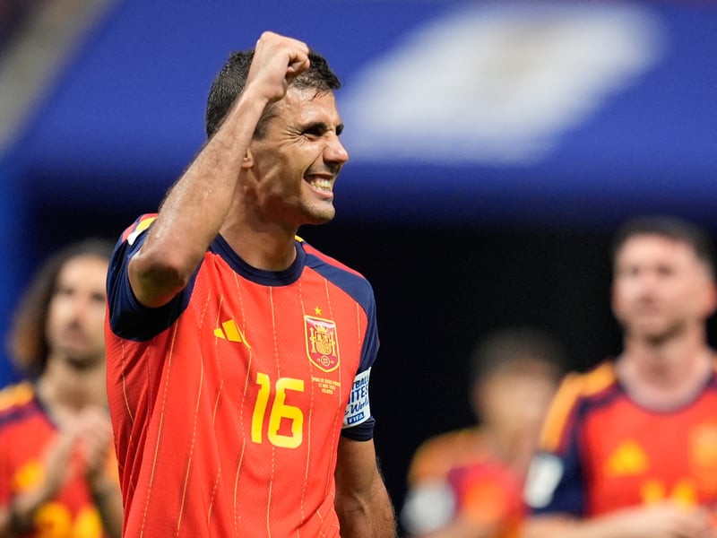 The former Ballon d'Or winner has been in dominant form for European Champions, Spain, at the tournament. The Manchester City star has an average rating of 7.82 thanks to his 92.9 per cent passing accuracy rate and 64.1 dual win rate, while he has also created nine chances for his team.