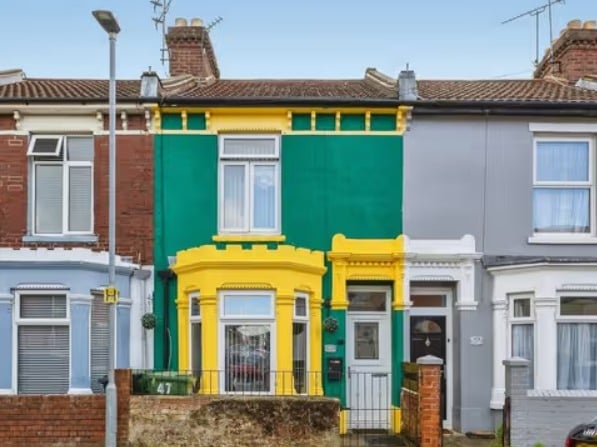 This three bedroom terrace house in Portsmouth is on the market for £290,000. 