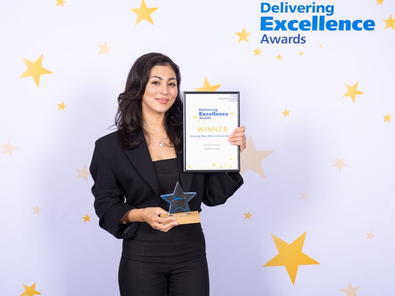 Stella Lowe, Unsung Hero (Non-Clinical) winner