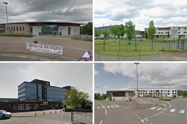 The four best performing secondary schools in East Dunbartonshire when it comes to exam results.