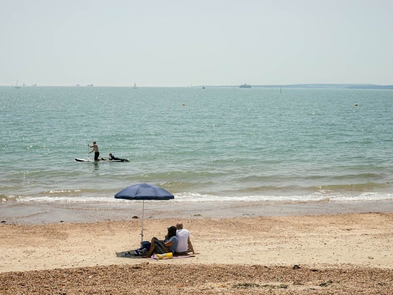Southsea beach on Monday, June 22.