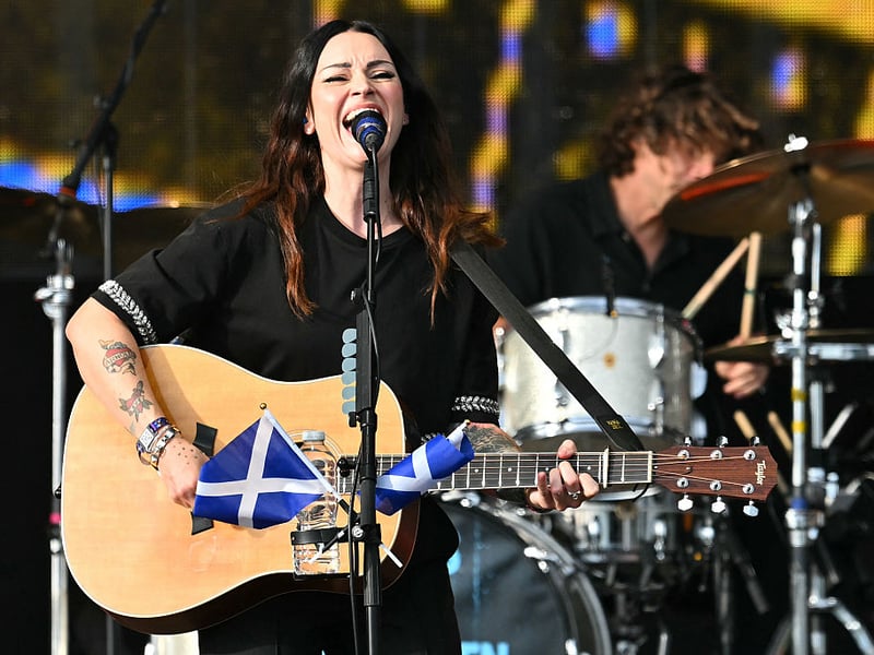 Amy Macdonald attracted a big audience on Sunday who lapped up her hits.