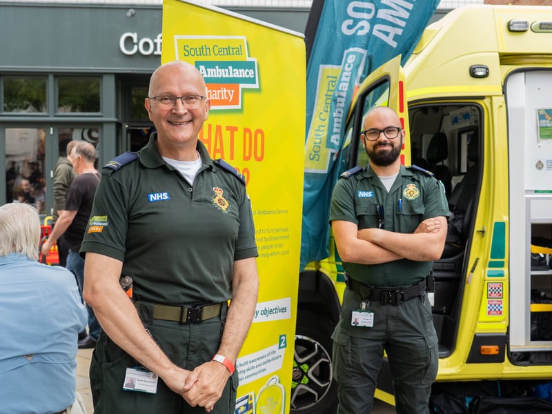Pictured is David Spackman and George Carr, volunteers of SCAC. Pictured by Alec Chapman