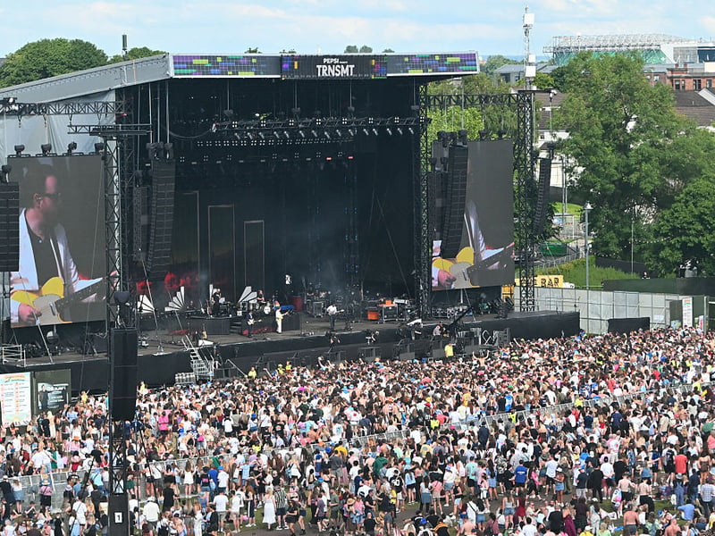 The Sunday crowd at TRNSMT.