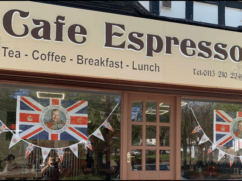 Situated in Moortown, this local favourite is highly rated by residents for its welcoming community atmosphere. The counter features an impressive daily line-up of artisan cakes and fresh pastries. 🫖217 Stainbeck Rd, Moortown, Leeds LS7 2LR