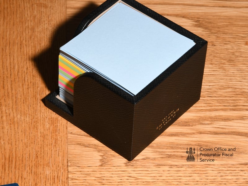 A memo holder from luxury stationers Smythson cost a mere £195.