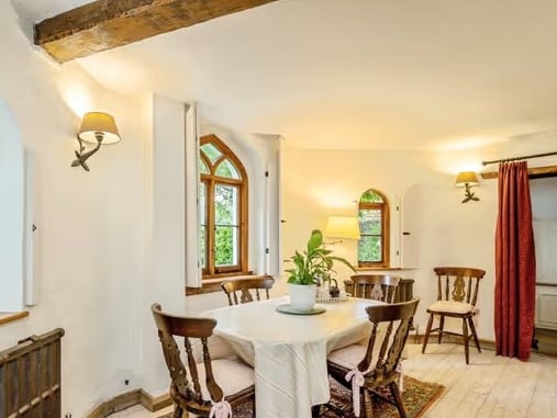 Step into this intriguing piece of history. This fairytale grade II listed two bedroom home is a former toll house and is on the market for £550,000.