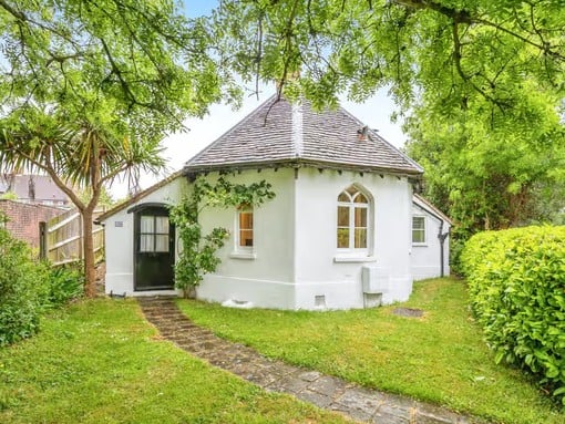 Step into this intriguing piece of history. This fairytale grade II listed two bedroom home is a former toll house and is on the market for £550,000.
