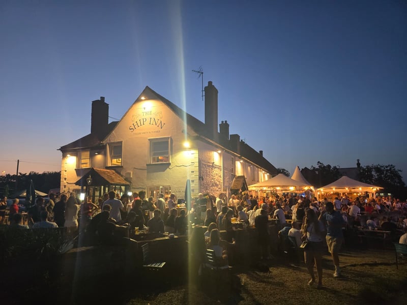 Football fans at the Ship Inn in Langstone for England-Ghana in the World Cup group stage on June 23, 2026