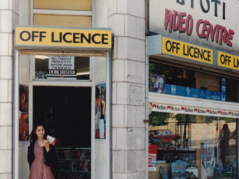 Do you remember Jyoti off-licence and video centre? Pictured in September 1993. It was owned by Nota Singh.