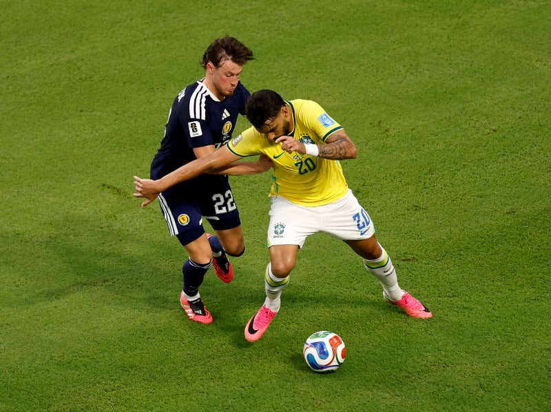 Was given a really hard time by Brazil's front line but was one of the more dogged defenders. 4