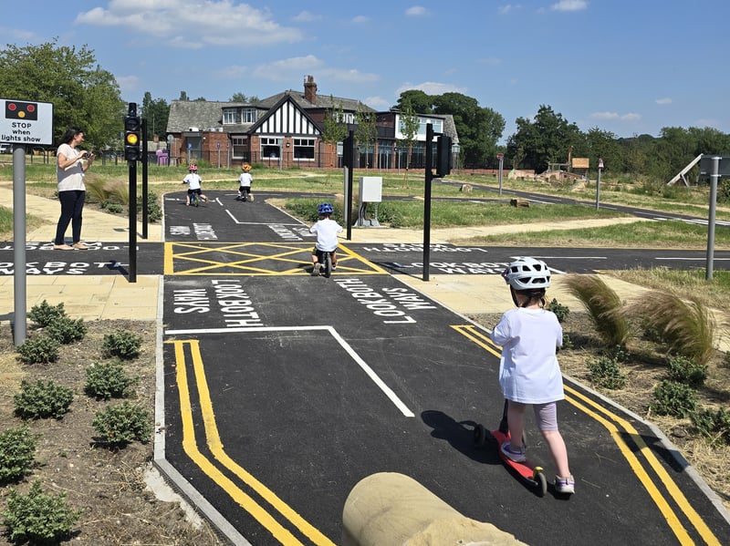 The updates to the golf and activity park also come with a new community café serving light bites and drinks, with a patio overlooking the grounds.