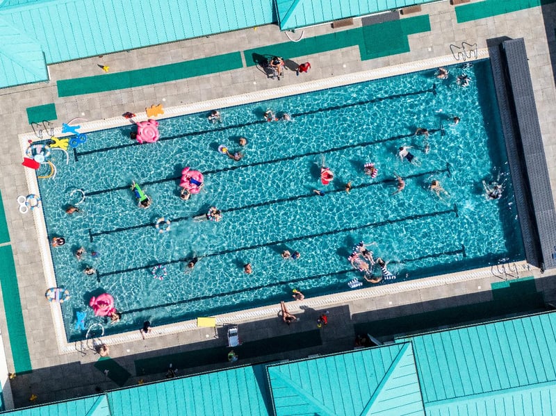 Cumock is one of only three open-air pools in Scotland.