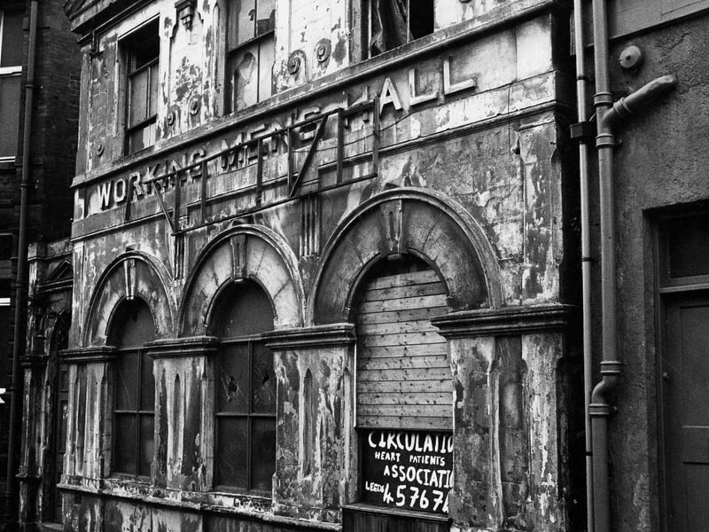 Working Men's Hall on Park Street.