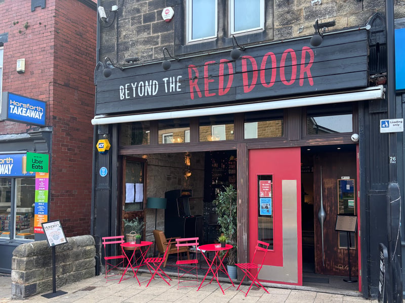 Beyond the Red Door on Main Street, Horsforth opened just over a year ago. Visiting in June, our reviewer was drawn in by its peculiar name and found a lovely beer garden and a great selection of drinks. It scored 8 for drinks, value, atmosphere and service.
