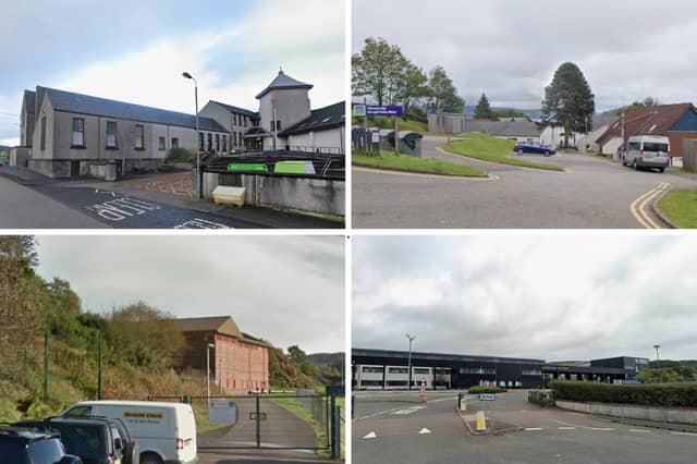 The four best performing secondary schools in Argyll and Bute when it comes to exam results.