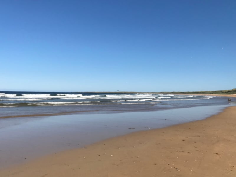 The beach at Fraserburgh has long been a favourite place for sea glass hunters - tides willing.