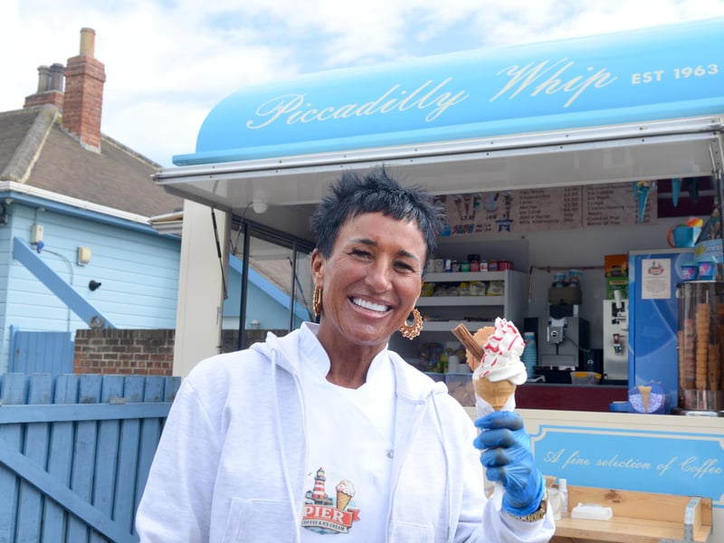 Pier ice cream is another new addition to the lighthouse keeper cottages in Roker, alongside Slice. It's owned by the new owner of the cottages and its ice creams and coffees can also be enjoyed in the beach club terrace at Slice.