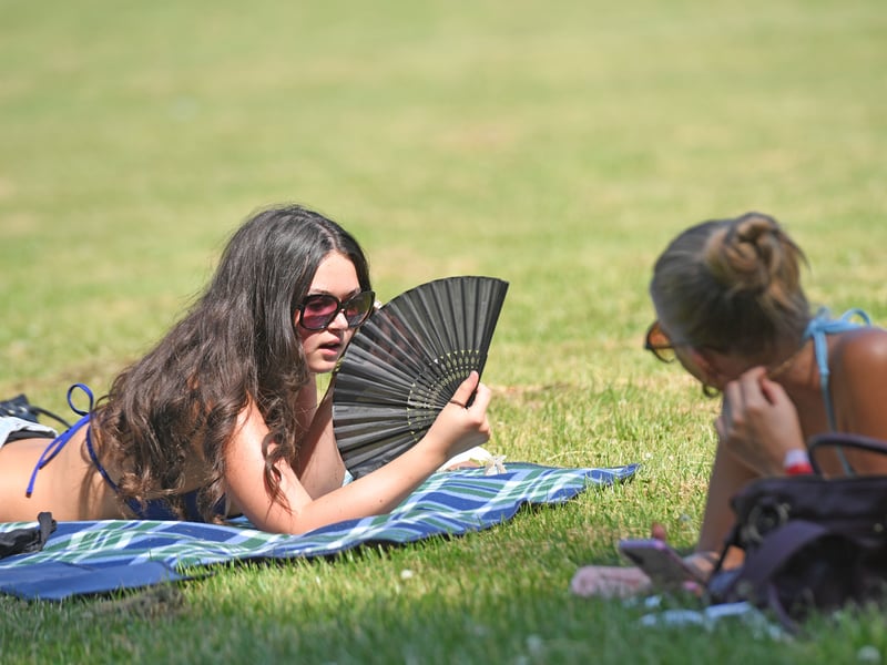 A fan may be necessary to stay cool in the sweltering heat.
