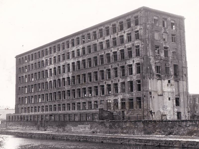 Hunslet Mill pictured in February 1986 which conservationists wanted to save.